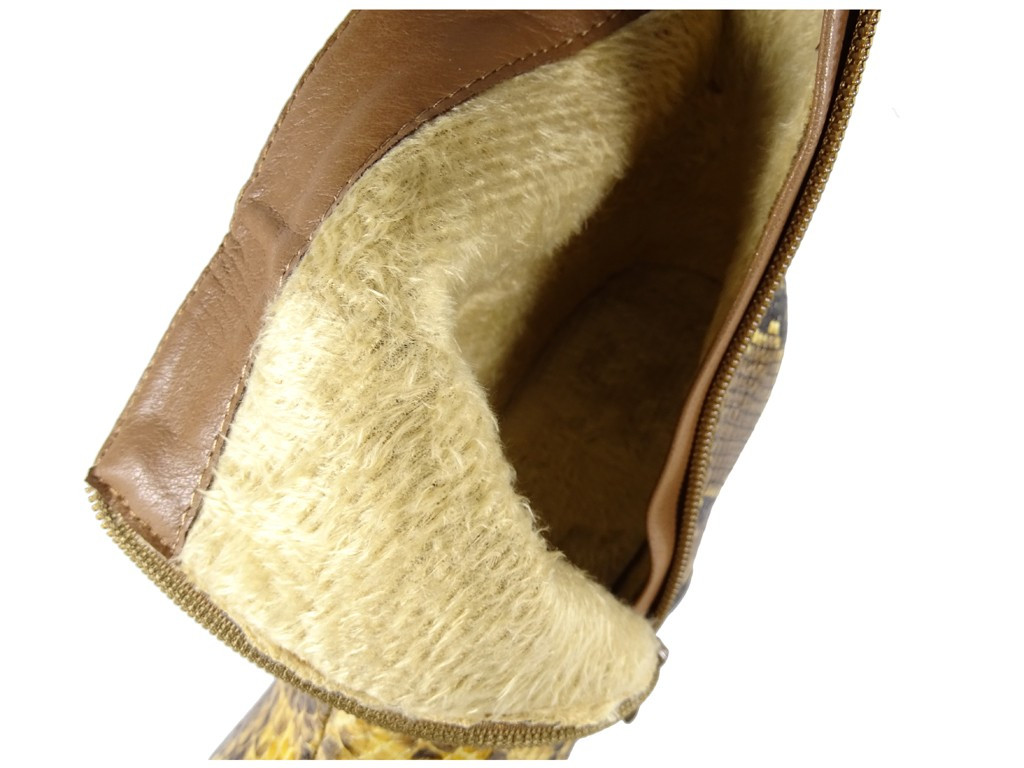 Čūskādas čūskas zābaki dāmām eko āda - 6