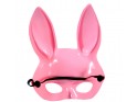 Ružová králičia maska na oči - 3