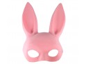 Ružová králičia maska na oči - 2