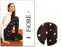Black tights with white patches 60den - 3
