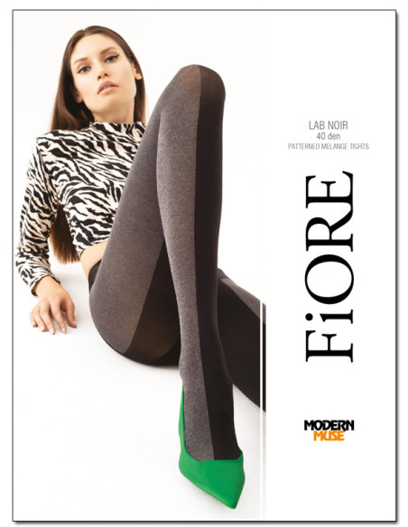 Pantyhose 40den, vertical pattern - 1