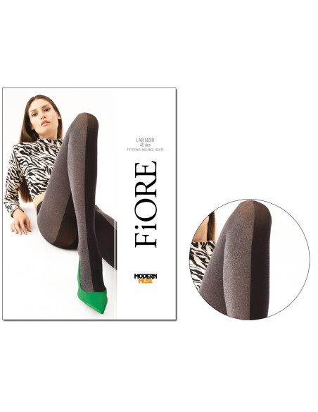 Pantyhose 40den, vertical pattern - 3
