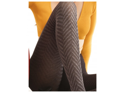 40den tights in a twill pattern - 2