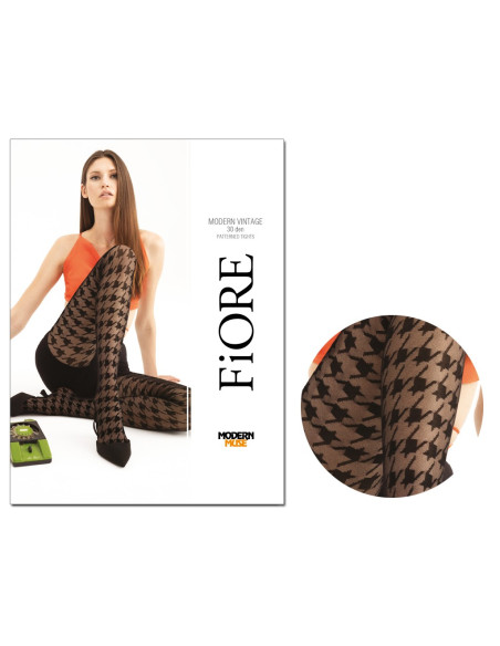 Schwarze Peplit-Strumpfhose 30den - 3