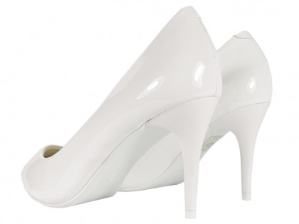 White wedding stilettos - 2