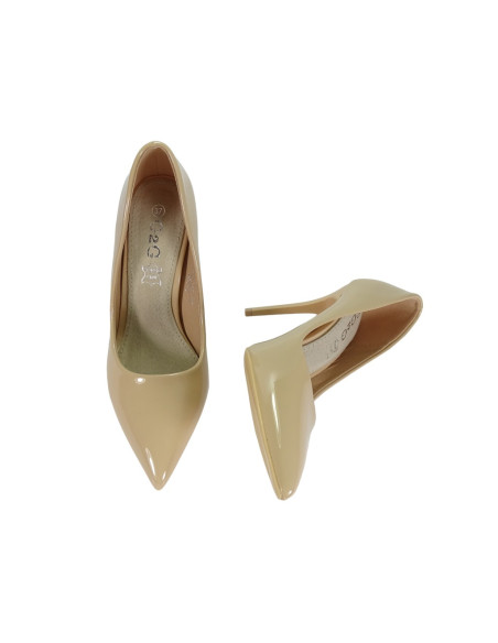 Beige Damen-Stiletto-Absätze  - 4