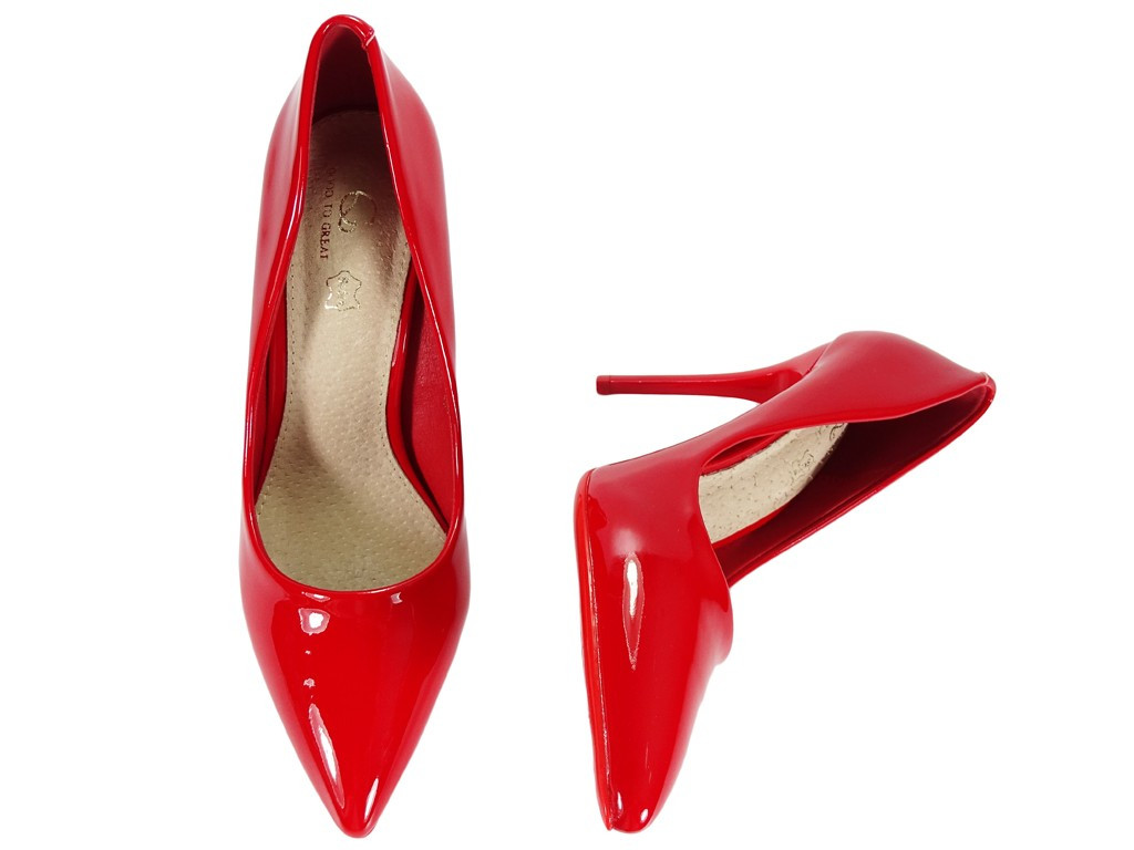 Rote Stiletto-Absätze für Frauen - 4