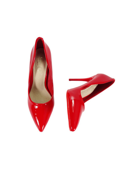 Sieviešu sarkanie stiletto papēži - 4