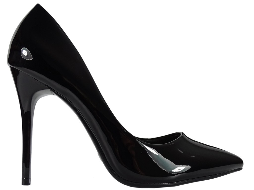 Schwarze Stiletto-Absätze für Frauen - 1