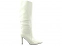 White spring eco leather boots - 1