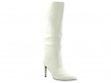 White spring eco leather boots - 3