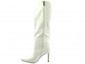 White spring eco leather boots - 4