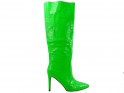 Green spring boots eko leather - 1