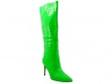 Zelené jarní boty z ekokůže - 3