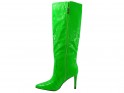 Green spring boots eko leather - 4