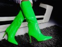 Green spring boots eko leather - 2