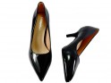 Pantofi stiletto negri pantofi de dimensiuni mari - 4