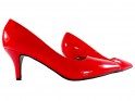 Червоні туфлі на шпильках - туфлі великих розмірів - 3