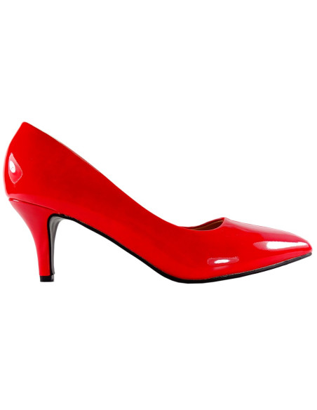 Escarpins rouges à talons aiguilles grandes tailles - 1