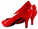 Червоні туфлі на шпильках - туфлі великих розмірів - 2