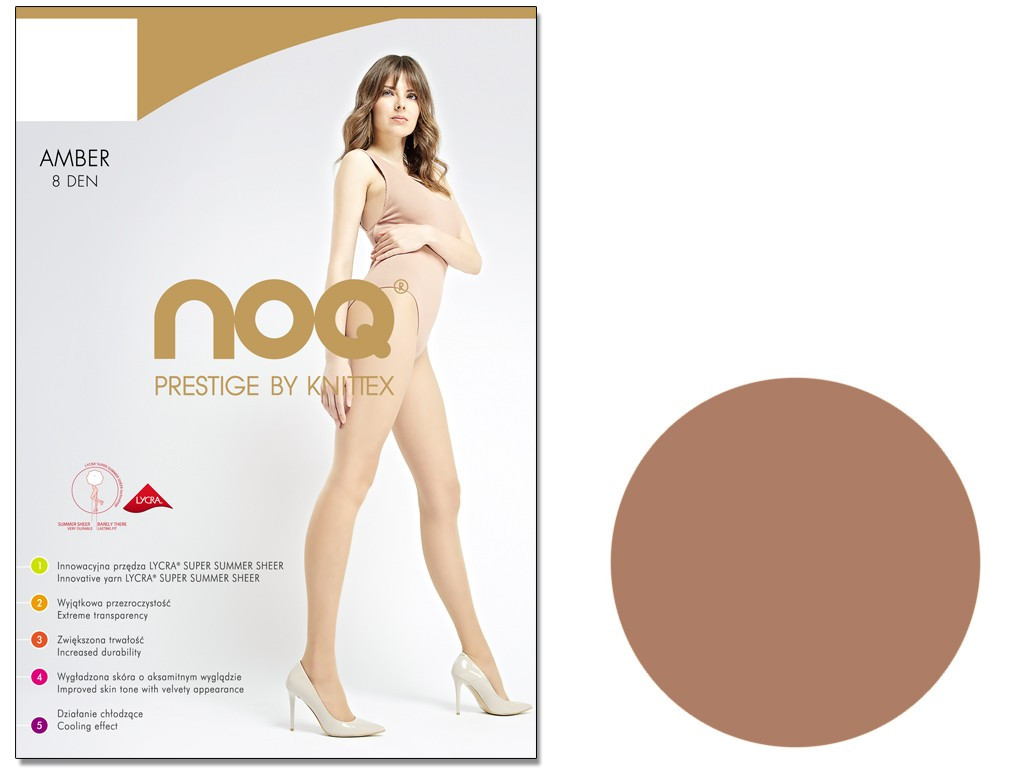 Collants fins et lisses Amber 8 DEN - 3