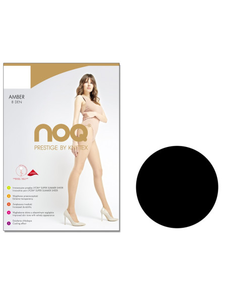Thin smooth tights Amber 8 DEN - 4 Thin smooth tights Amber 8 DEN - 4