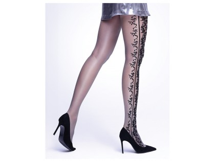 Women's tights with side pattern 20 den FLORID - 2