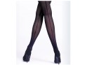 Women's patterned tights 30 den SALSAYA with seam - 2