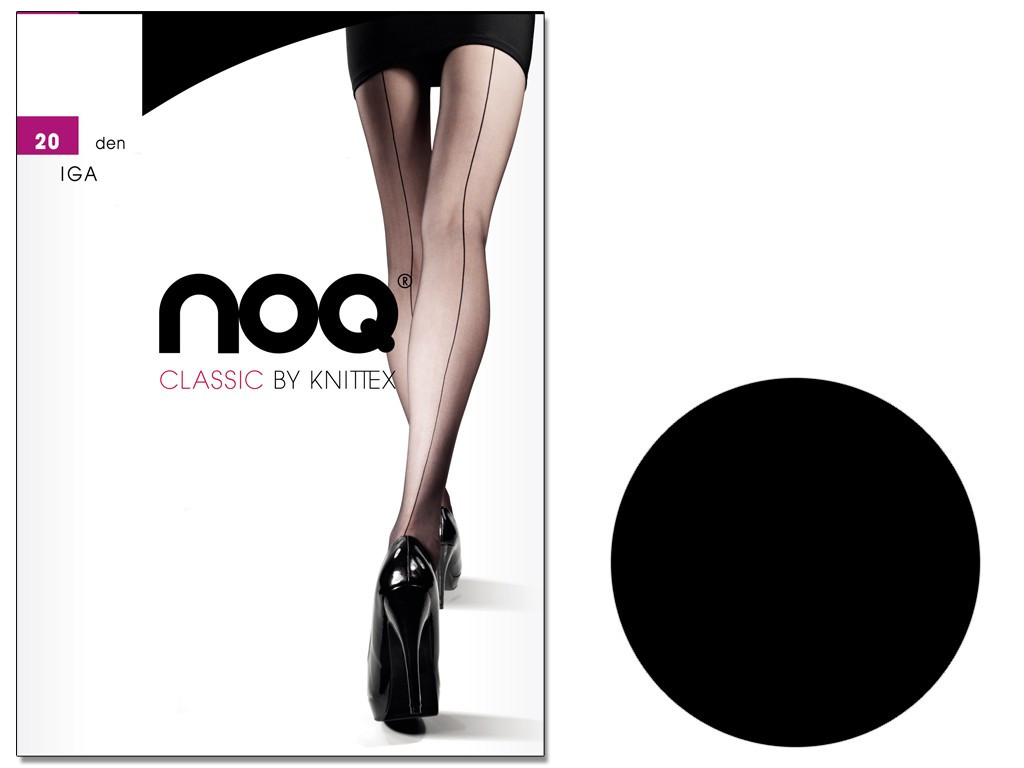 Smooth seamed tights Iga 20 DEN - 3