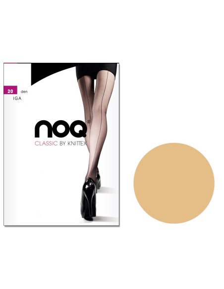 Smooth seamed tights Iga 20 DEN - 5