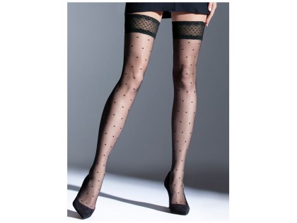 Self-supporting dotted stockings Subtle 20 DEN