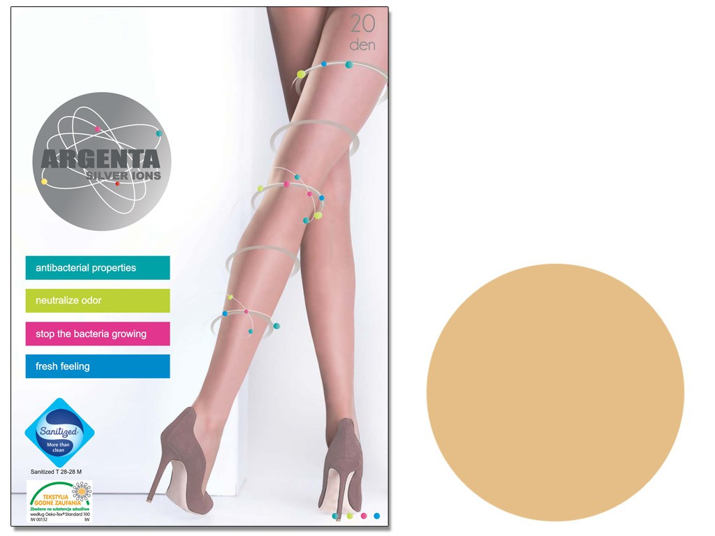 Pantyhose with Silver Ion Argenta 15 DEN - 1