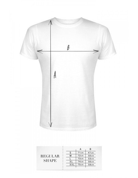 Męska biała koszulka t-shirt dark room