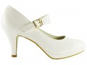 Pantofi de nuntă cu pantofi de nuntă cu pantofi albi - 1