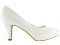 Жіночі білі весільні туфлі на шпильках - 1