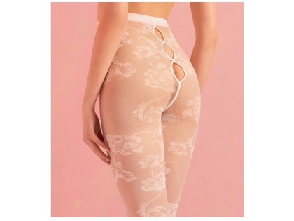 WILD DREAM floral tights with a hole - 2