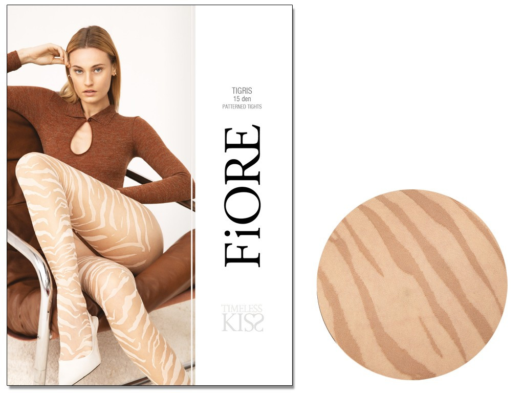 Punčocháče Zebra TIGRIS 15 DEN - 4