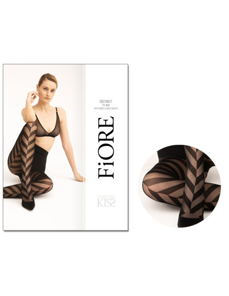 20 collants à rayures DISTINCT - 4
