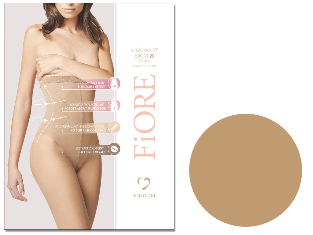 High waist slimming bikini tights - 3