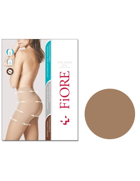 Brucho zoštíhľujúce pančuchy korigujúce boky 20den - 3