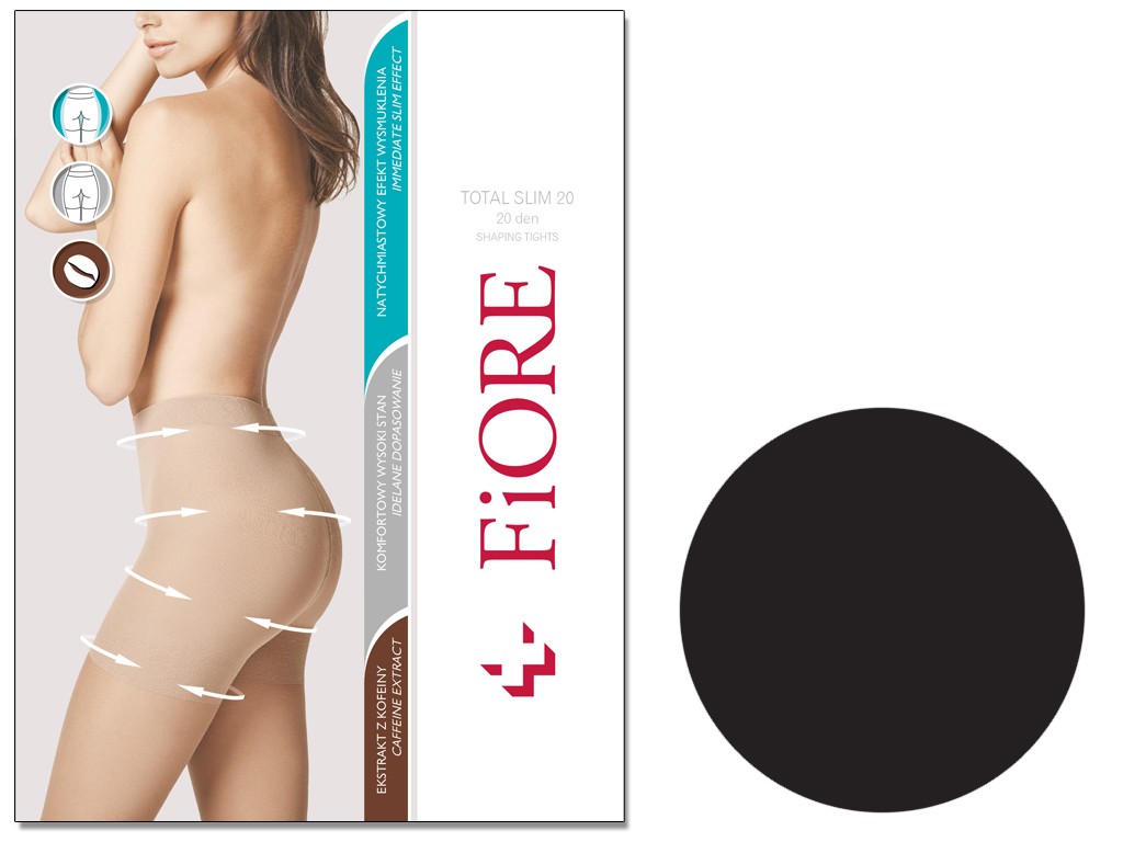 Belly slimming tights correcting hips 20den - 4