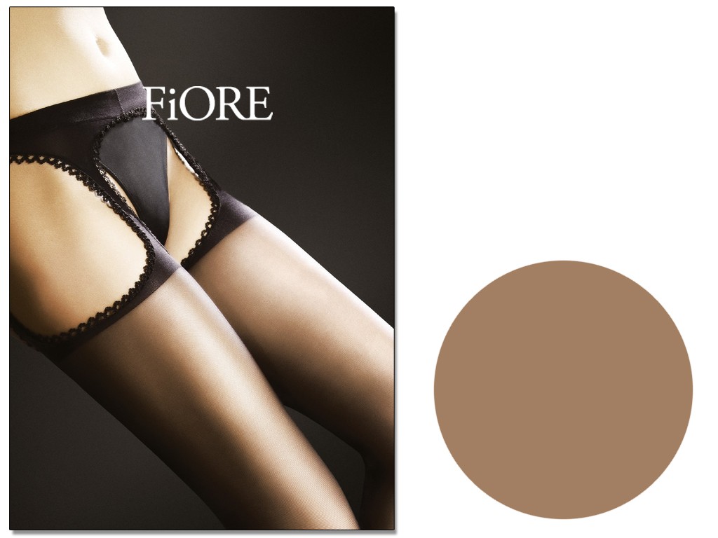 Open stocking tights with a waistband 20 den - 7