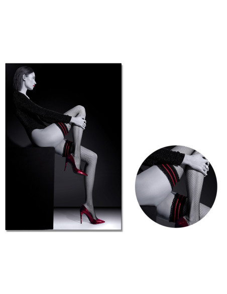 Moulin Rogue fishnet stockings - 3