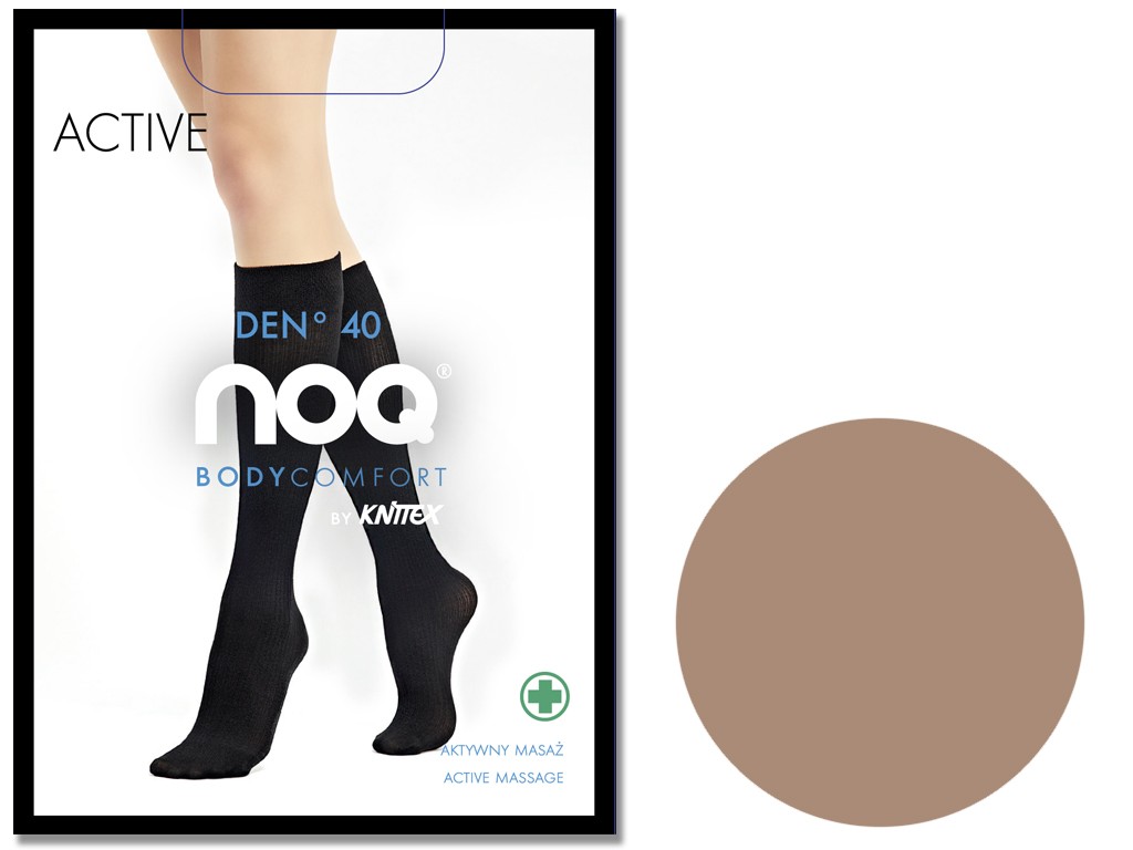 Massaging knee-high socks Active 20 DEN - 5