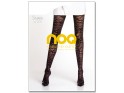 Tights like snake skin scales pattern - 1