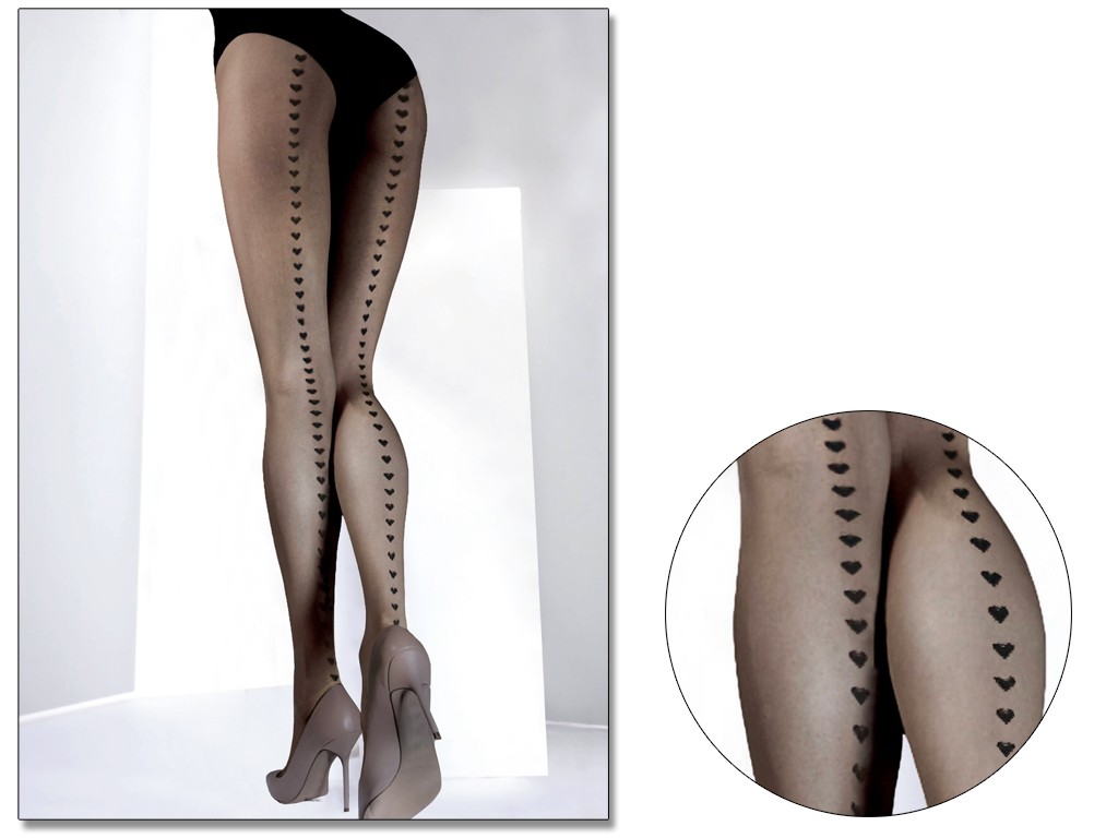 Tights with heart seam 20den - 3