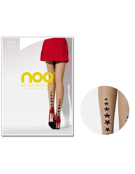 Rajstopy z gwiazdami z tyłu pięty - 3