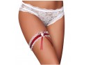 Single red lady's garter - 2