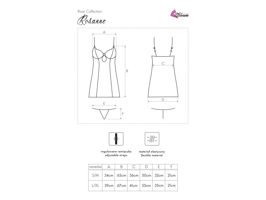 Black romantic erotic chemise - 3