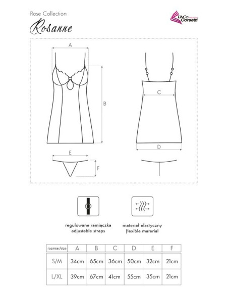 Black romantic erotic chemise - 3